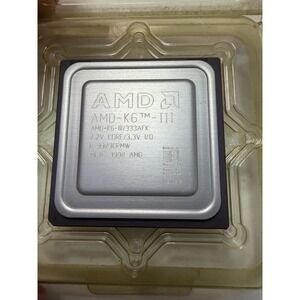 AMD K6-III 333AFK 333MHz‎ Super Socket 7 CPU – New Old Stock – NOS
